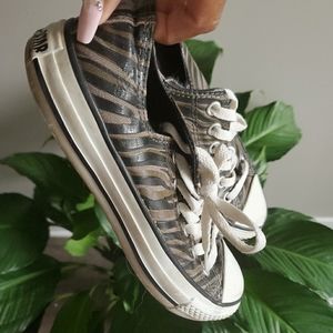 Zebra Print Converse